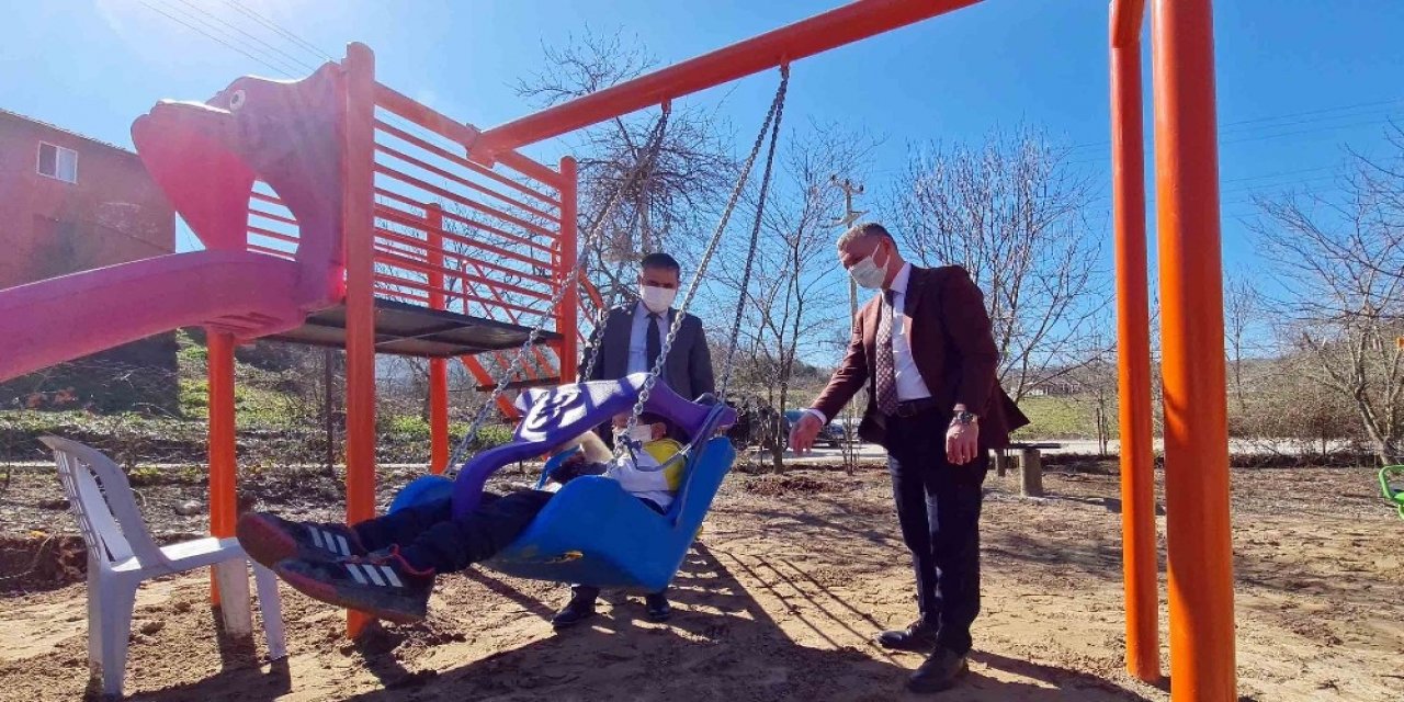 Başkan Büyükakın, Ahmet’in Parkına Konuk Oldu