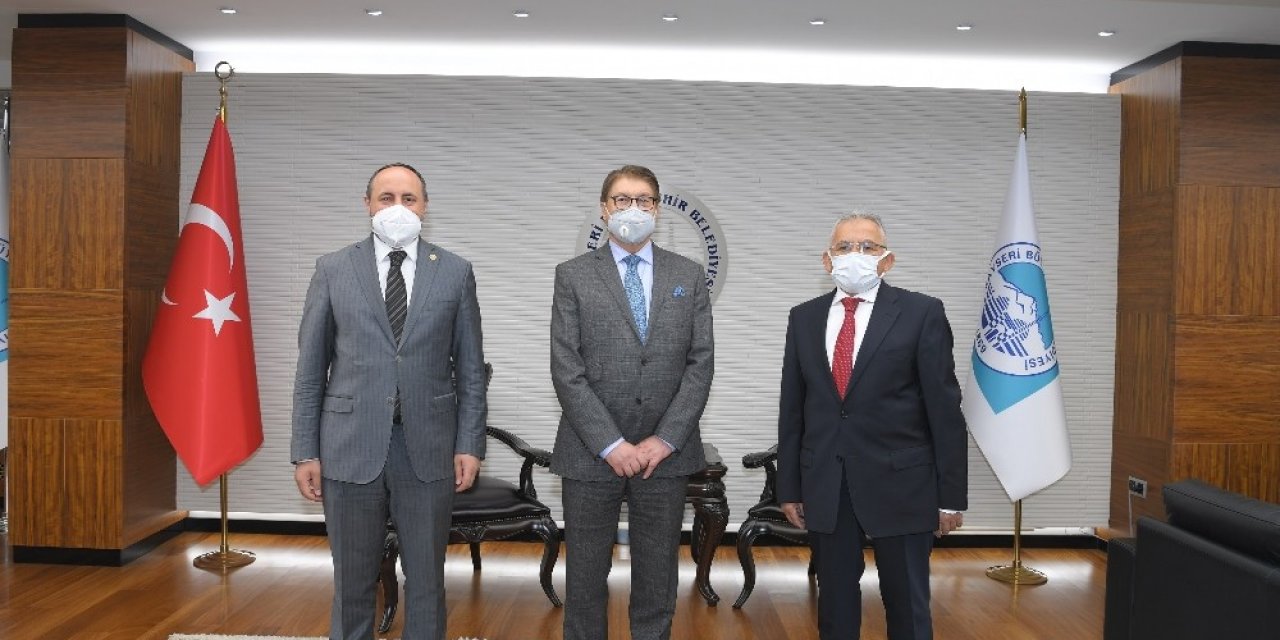 Başkan Büyükkılıç, Afgan Bakan Ve Heyetini Ağırladı