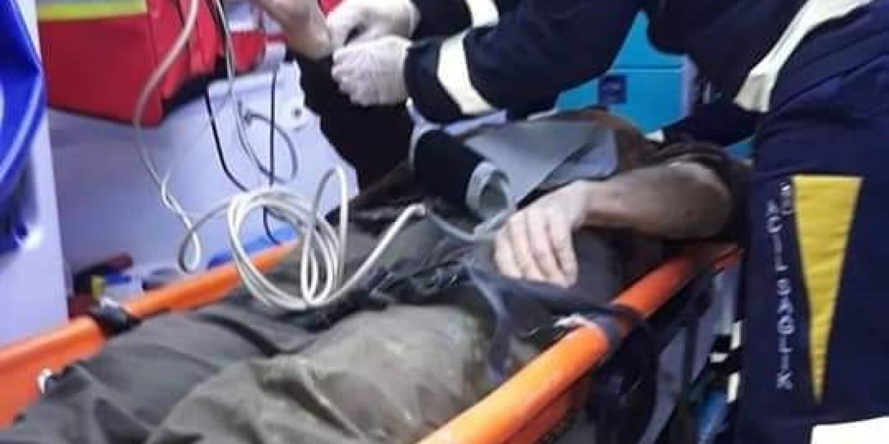 Kayalıklardan Düşen Vatandaşı İtfaiye Ekipleri Kurtardı