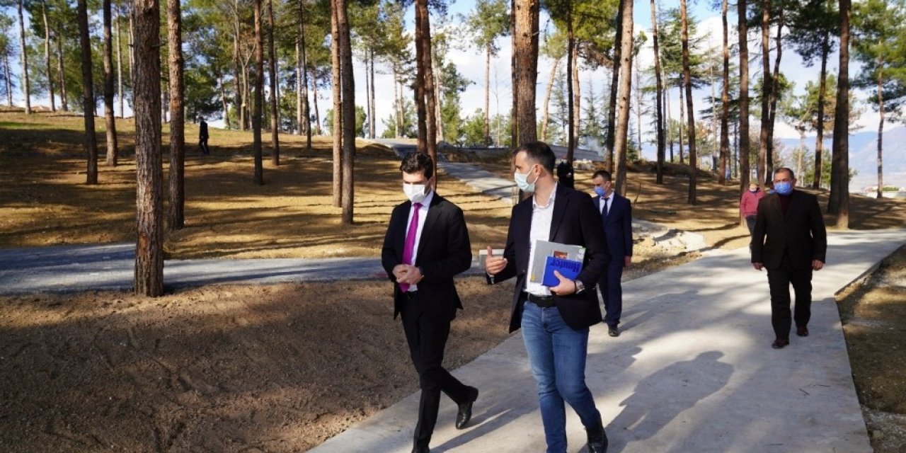 Karagöl, Çamlık Koru Park’ta İncelemelerde Bulundu