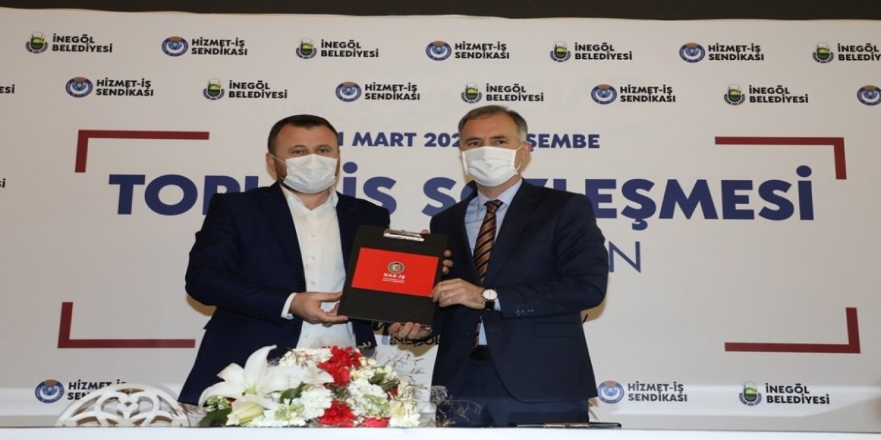 İ̇negöl’de Toplu Sözleşme Sevinci