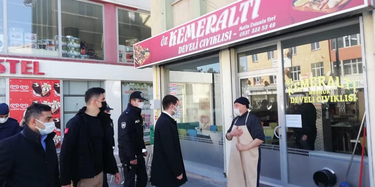 Kaymakam Cebeci’den ’normalleşme’ Denetimi