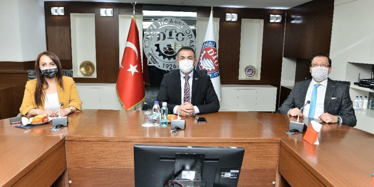 Denizli İ̇l Sağlık Müdürü Öztürk İle Ekibinden Dto’ya Teşekkür