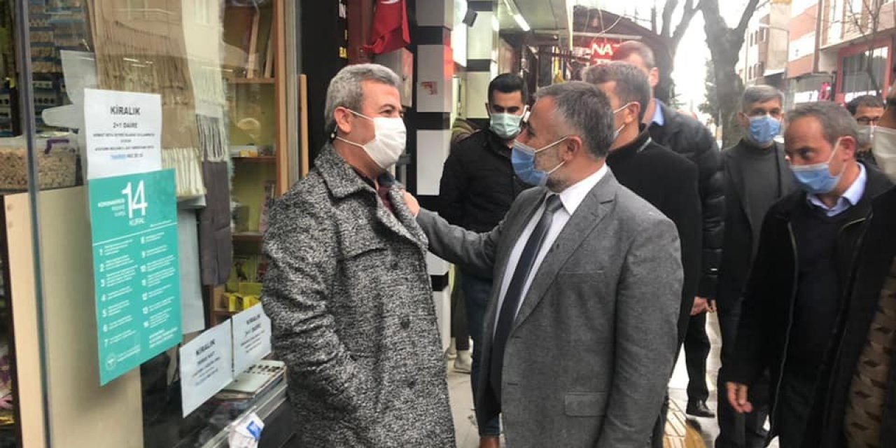 Ak Parti İ̇l Başkanı Yıldırım, Esnafın Sorunlarını Dinledi