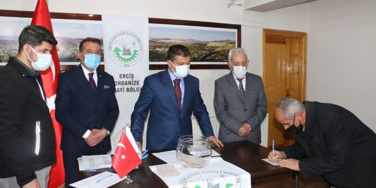 Erciş Osb’nin Yer Tahsisi İçin Kura Çekimi Yapıldı