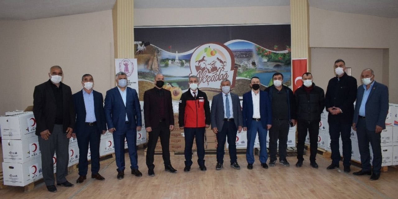 Türk Kızılay’ından Akçadağ’da Esnafa Gıda Yardımı