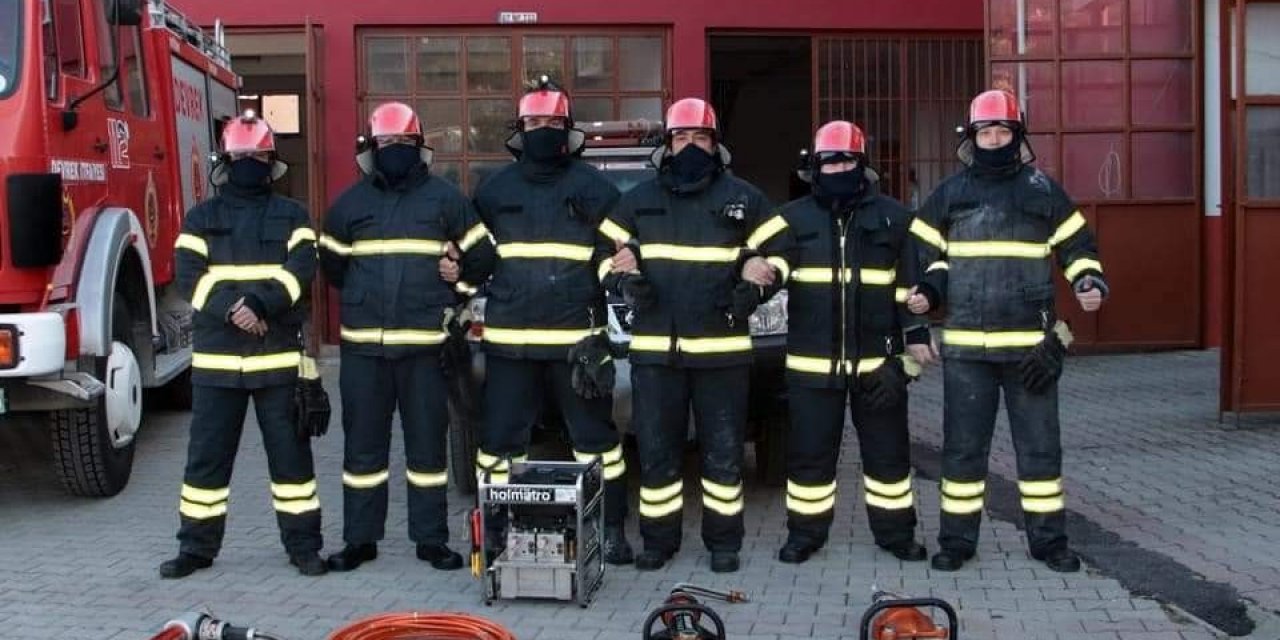 İ̇tfaiye Personeline Yangına Dayanıklı Elbise