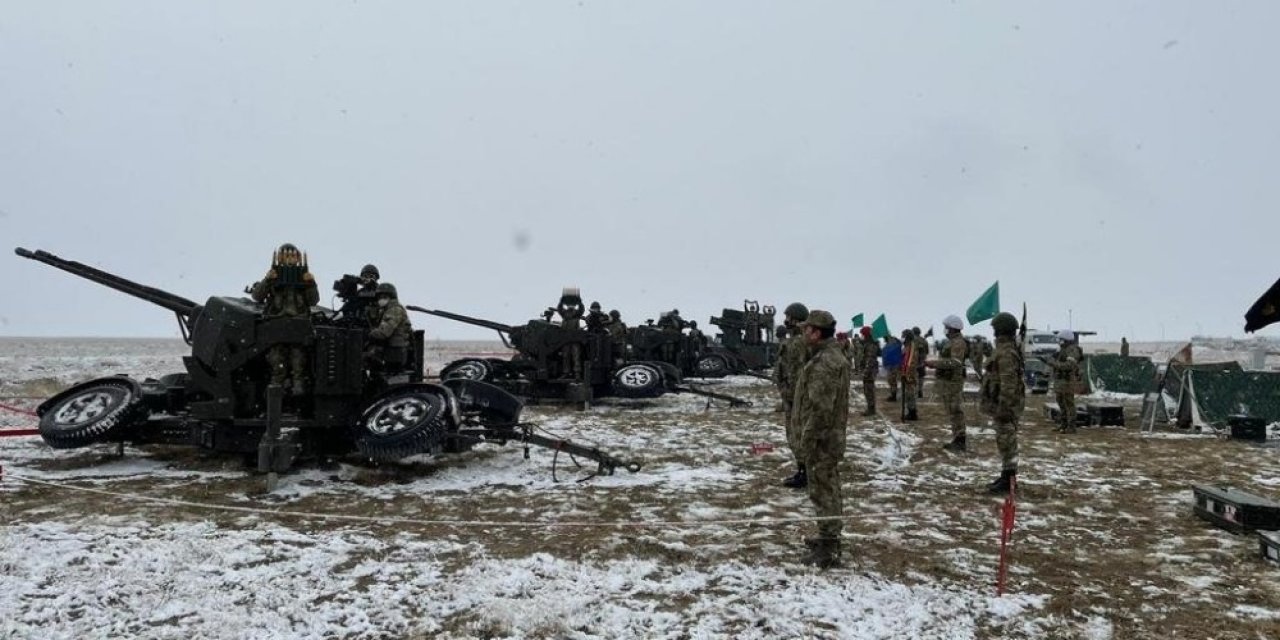 Hava Savunma Silahları İle Kara Hedeflerine Atışlar Gerçekleştirildi