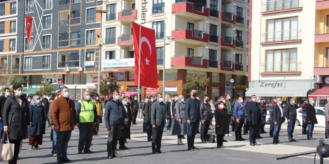 Çan’da İ̇stiklal Marşı’nın Kabulünün 100. Yıl Dönümünü Kutlandı