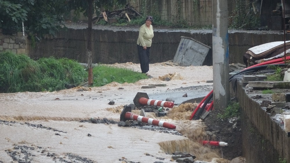 Trabzon’da şiddetli yağış