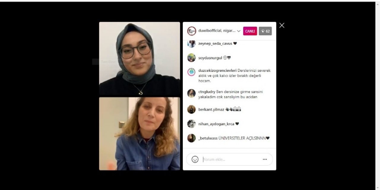 Rektör Çakar Öğrencilerin Sorularını Yanıtladı