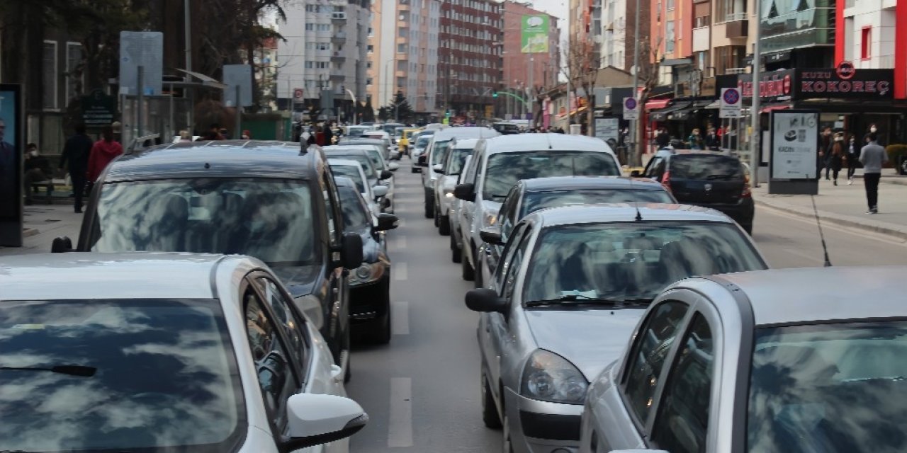 Eskişehir’de Hafta Sonu Trafiği
