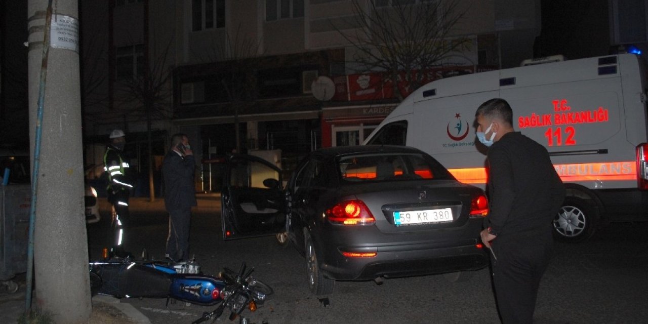 Çorlu’da Trafik Kazası: 2 Yaralı