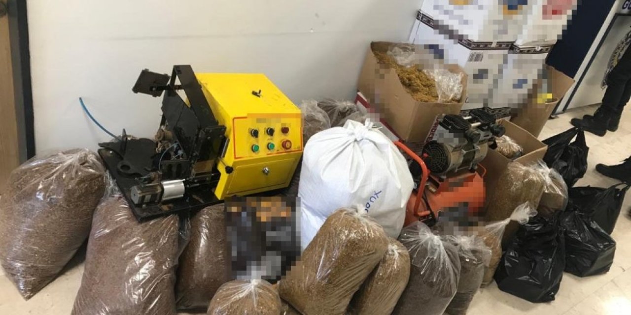 Silivri’de Kaçak Tütün Operasyonu