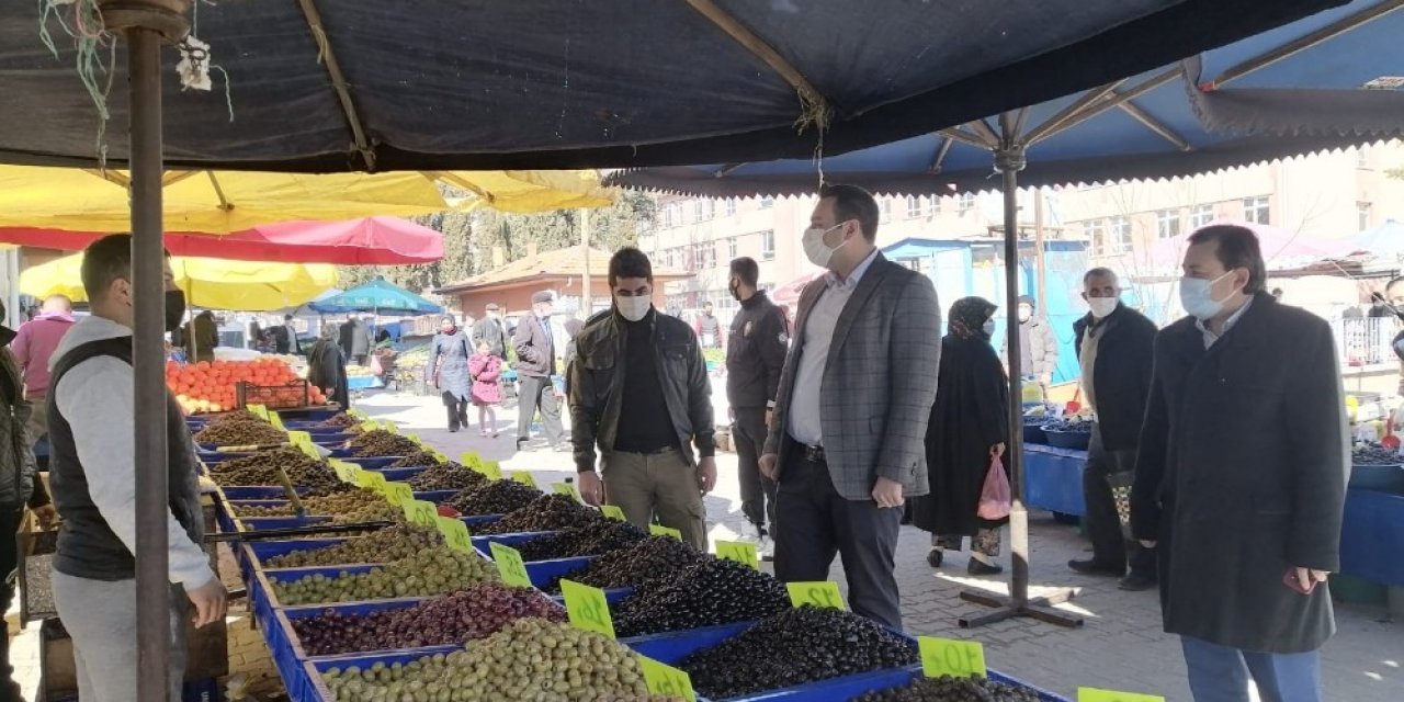 Kaymakam Çırak’tan İlçe Pazarında Denetim