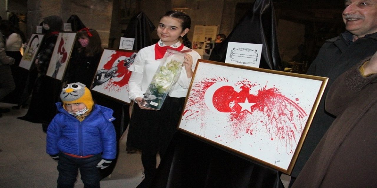 Çizgilerle İ̇stiklal Marşı’nı Resimlediler