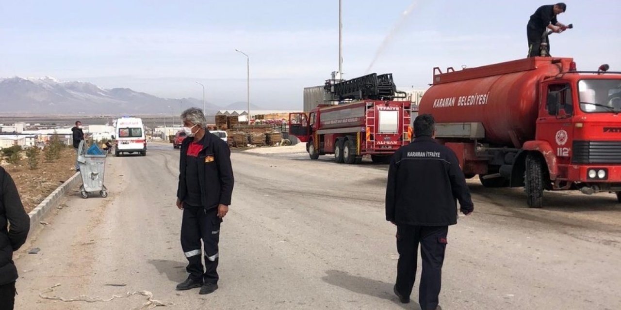 Karaman’da Bir Depoda Yaşanan Amonyak Gazı Sızıntısı Paniğe Yol Açtı