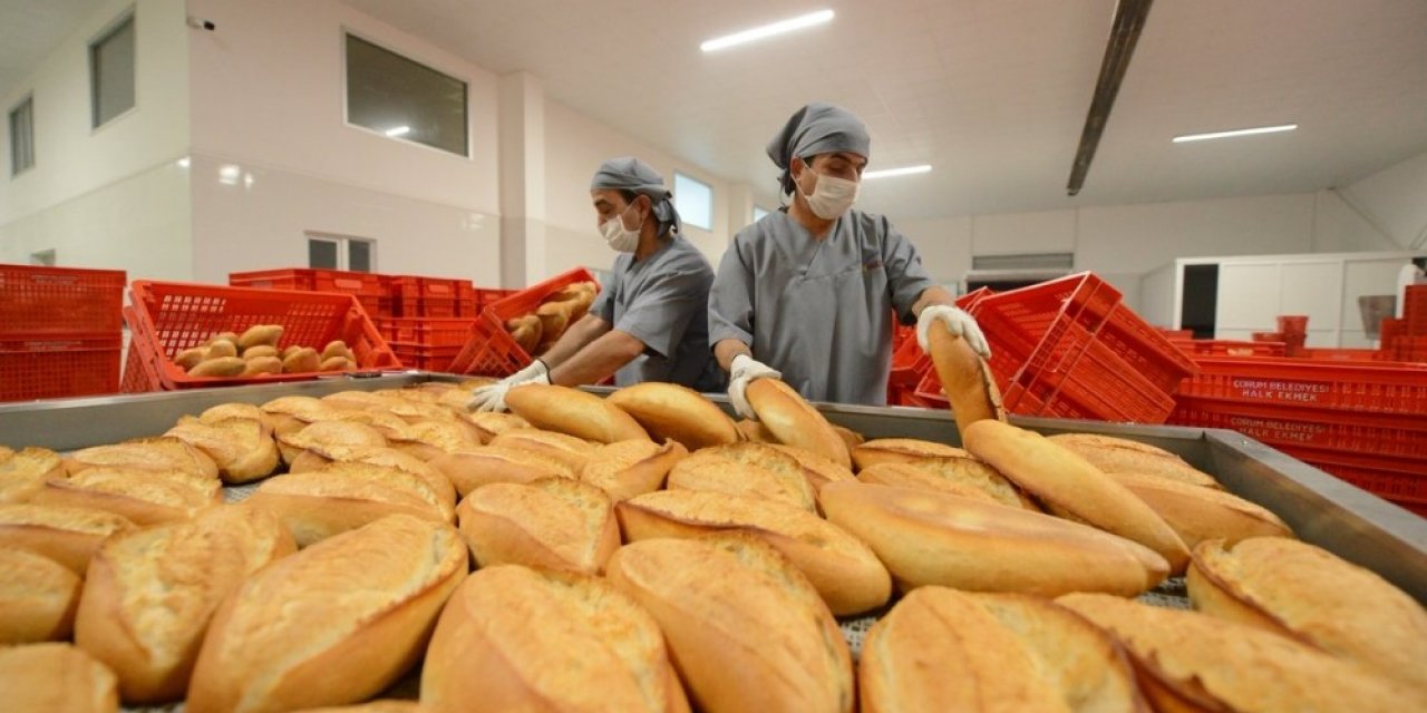 Çorum’da Halk Ekmek Fiyatı 1 Lira Oldu