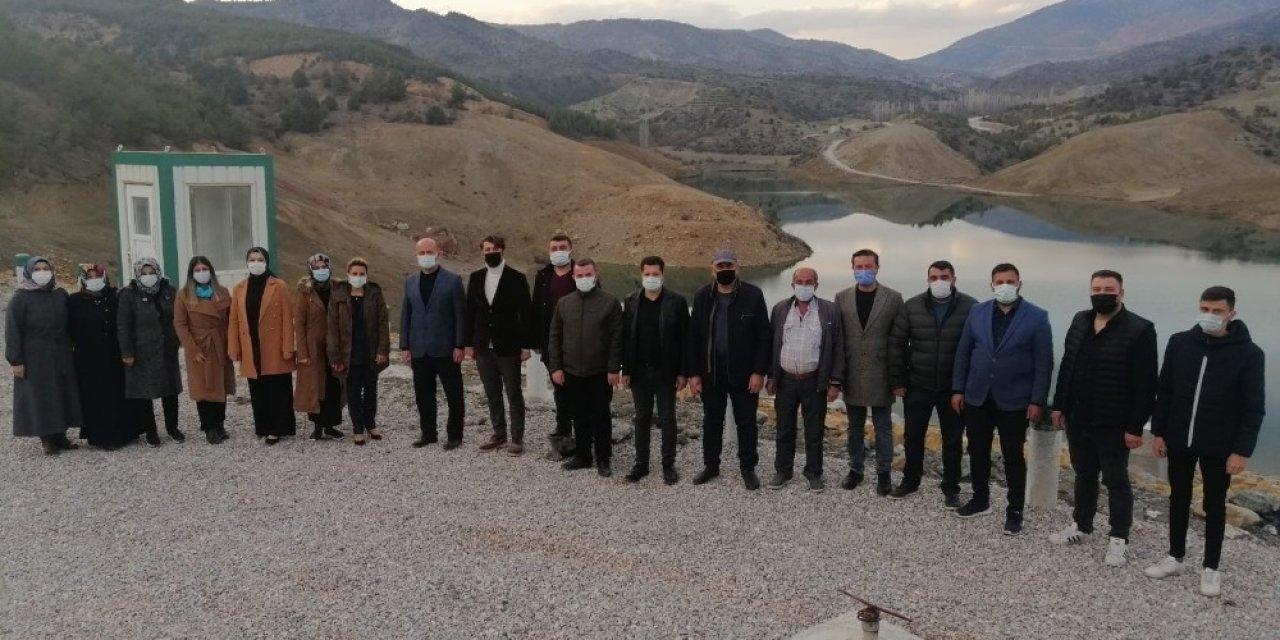 Ak Parti Osmancık İlçe Teşkilatı, Dereboğazı İçme Suyu Barajında İncelemelerde Bulundu