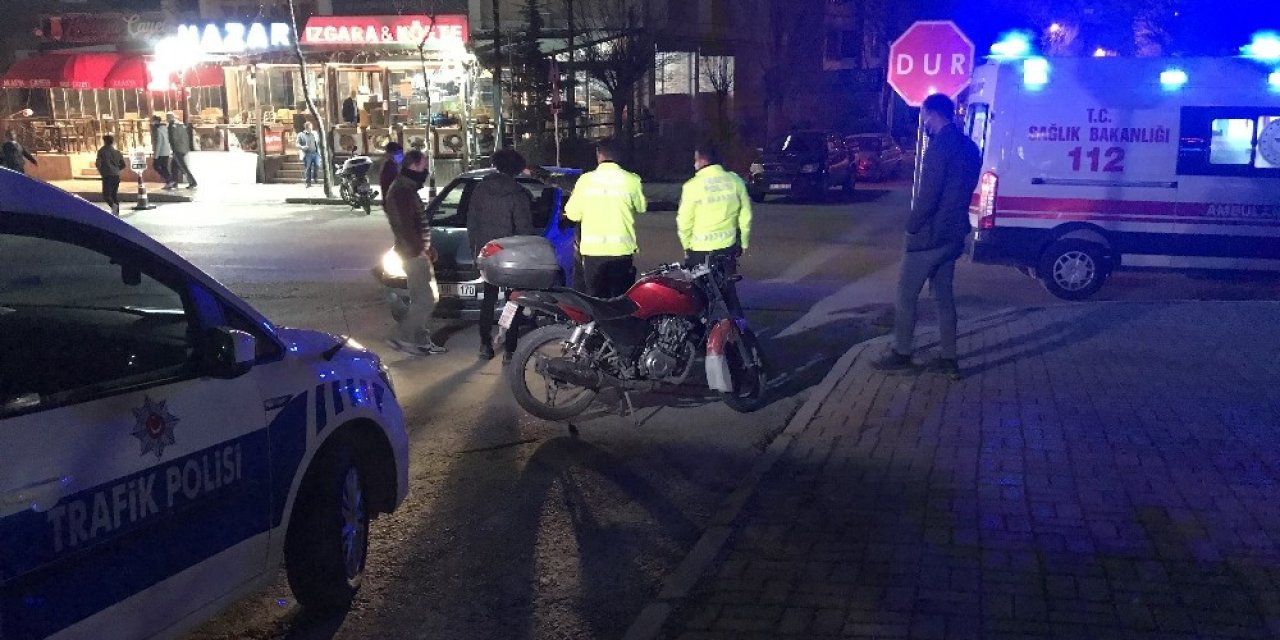Elazığ’da Otomobil İle Motosiklet Çarpıştı: 1 Yaralı