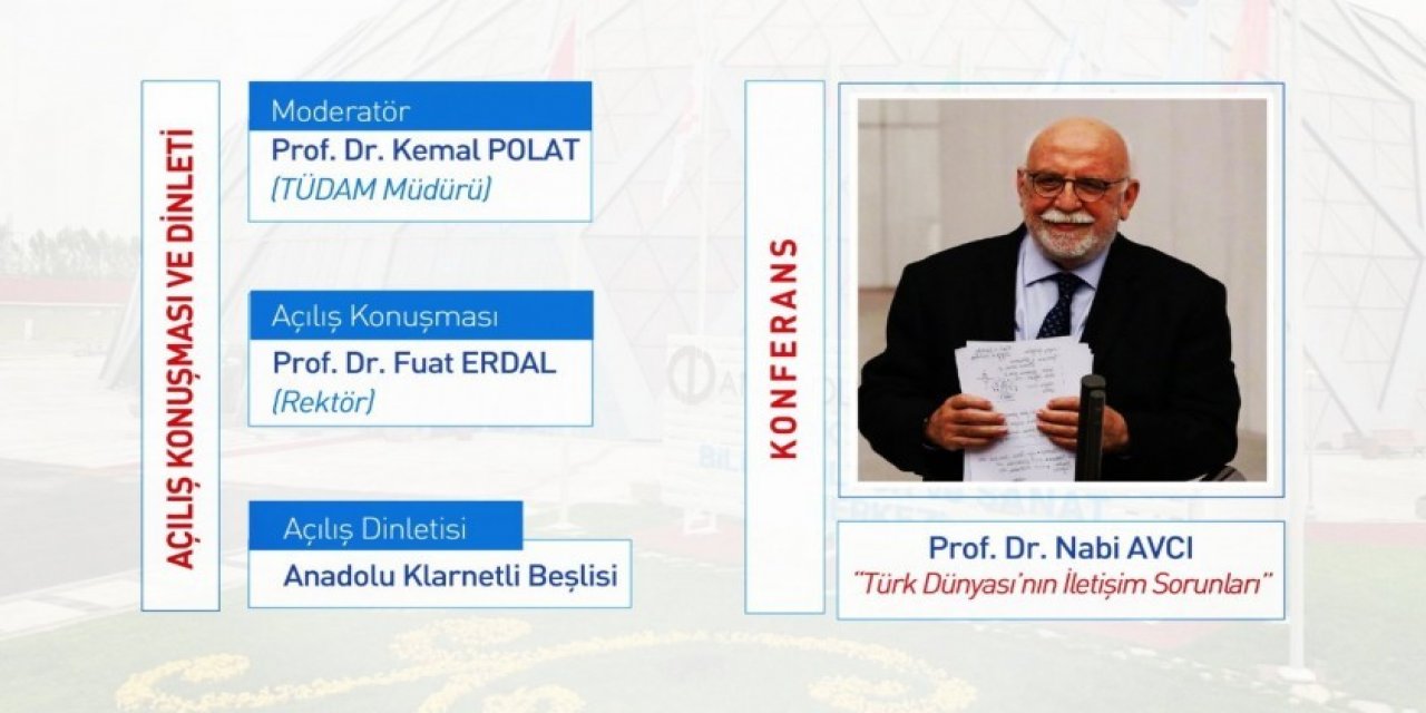 Tüdam’ın “i̇lgiden Bilgiye, Bilgiden Şuura Türk Dünyası Seminerleri” Dizisi Başladı