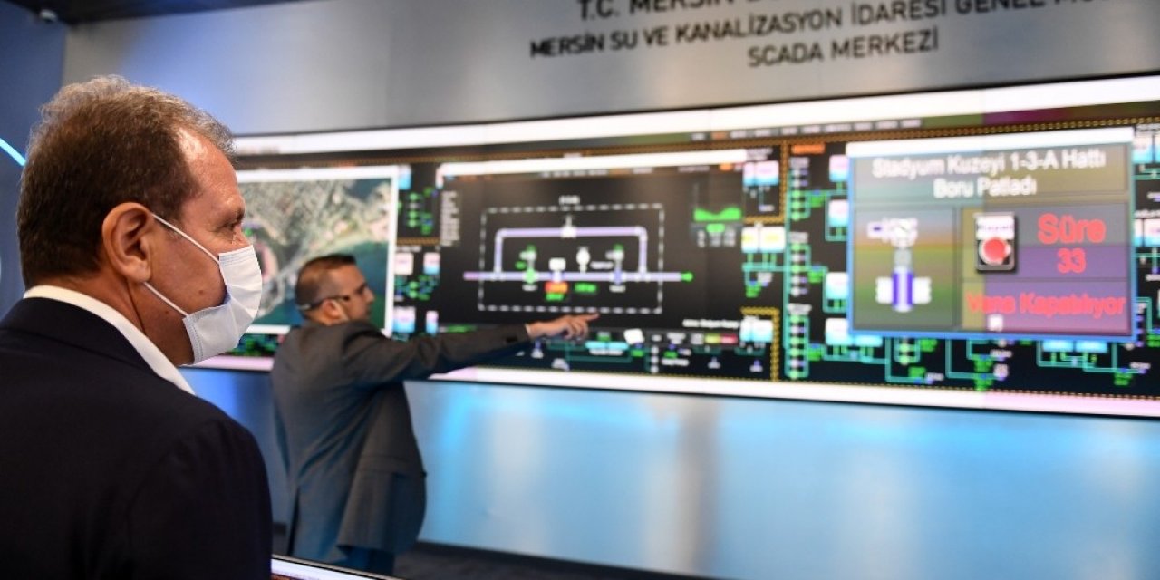 Mersin’in Suyu Scada Sistemiyle İzleniyor