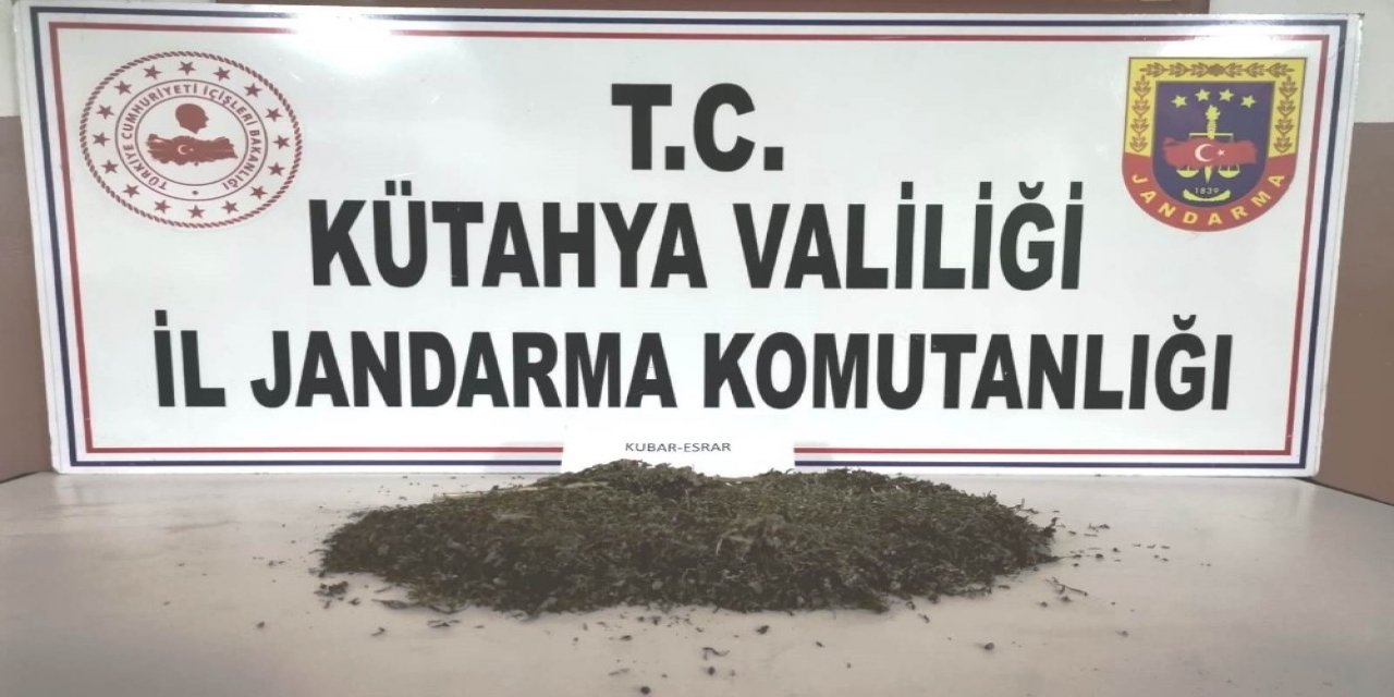 Kütahya’da 640 Gram Esrar Ele Geçirildi