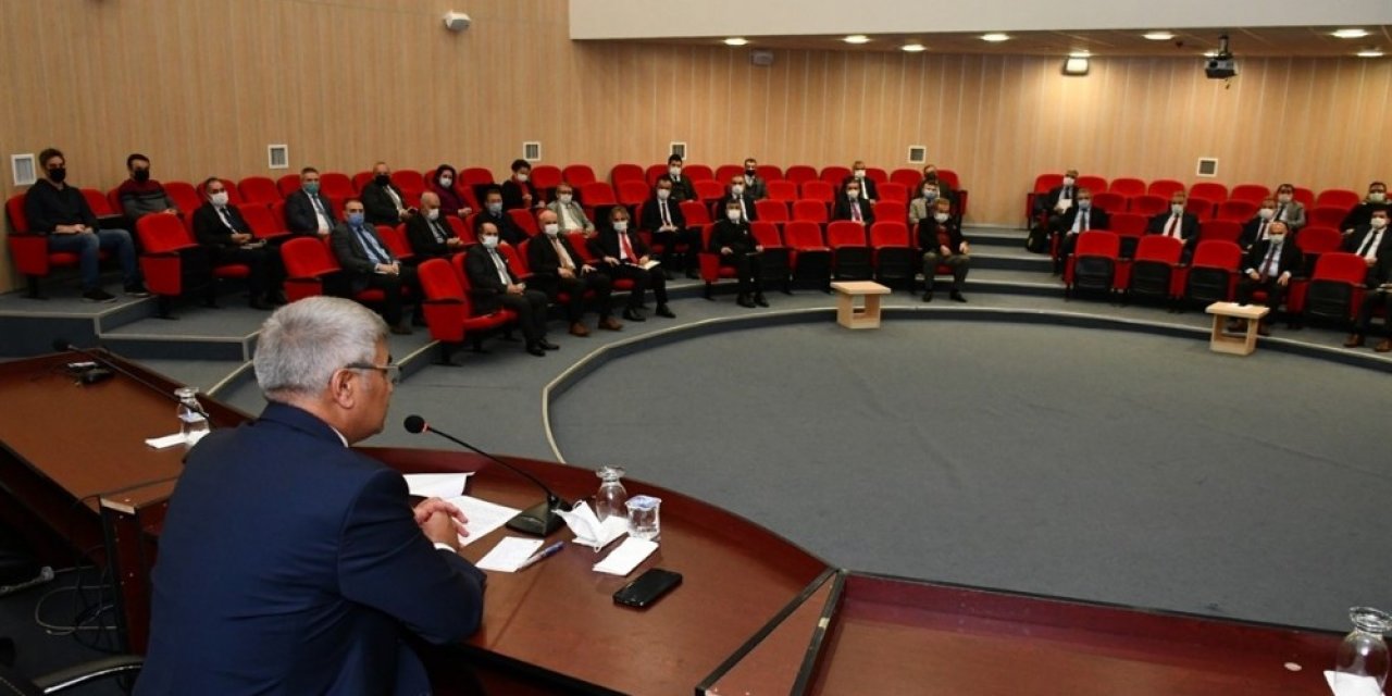 İ̇l İ̇dare Şube Başkanları Toplantısı’nda Korona Virüs Önlemleri Görüşüldü