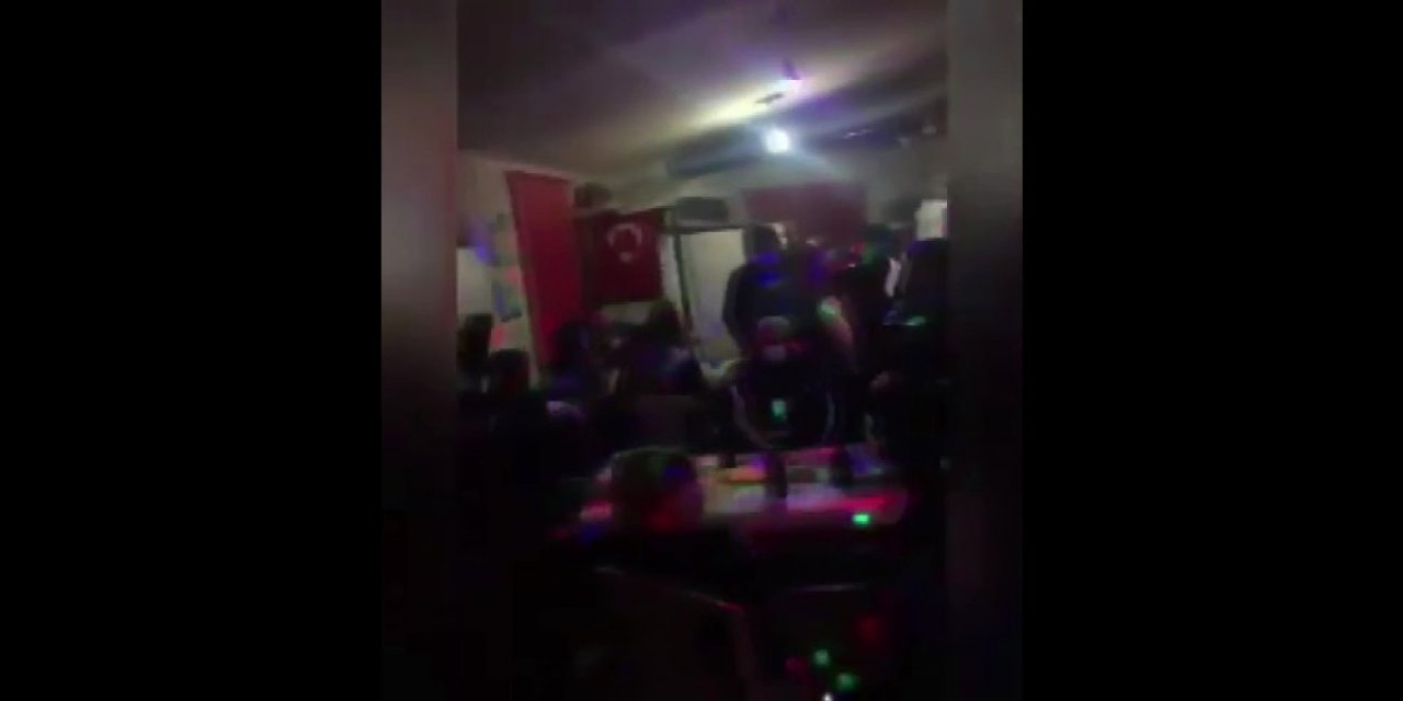 Eğlence Merkezine Çevrilen Müştemilata Korona Baskını