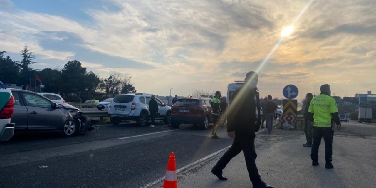 Silivri’de Zincirleme Kaza: 2 Ağır Yaralı