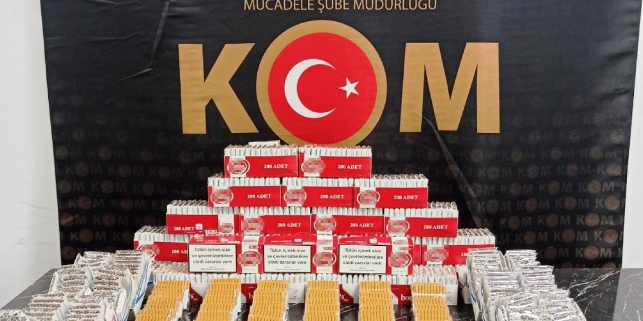 Kütahya’da 14 Bin 860 Adet Kaçak Makaron Ele Geçirildi