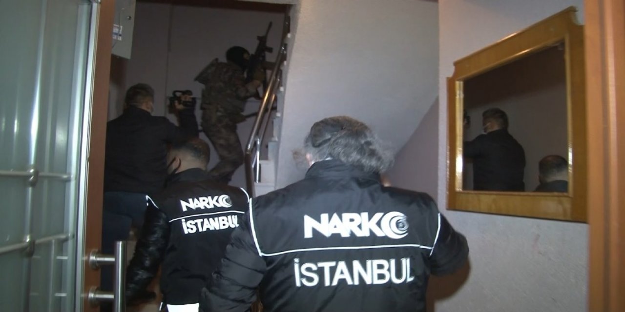 İ̇stanbul’da 4 İlçede Eş Zamanlı Uyuşturucu Operasyonu