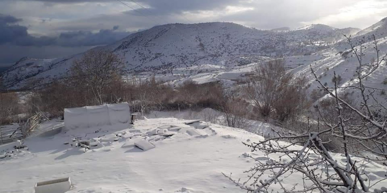 Şuhut’ta Kar Yağışı