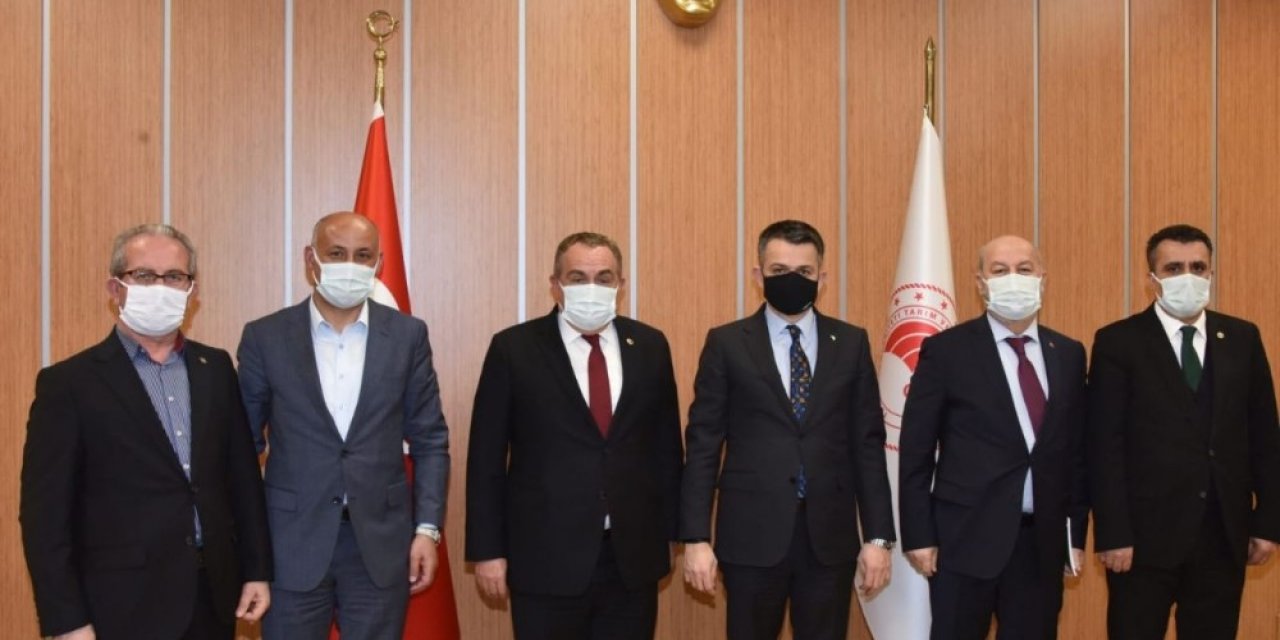 Başkan Kılıç, Çiftçilerin Sorunlarını Bakan Pakdemirli’ye İletti