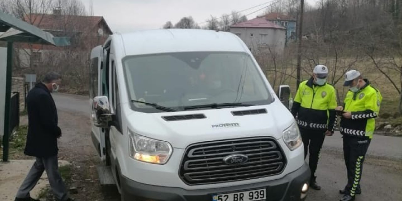 Öğrenci Servisleri Denetleniyor