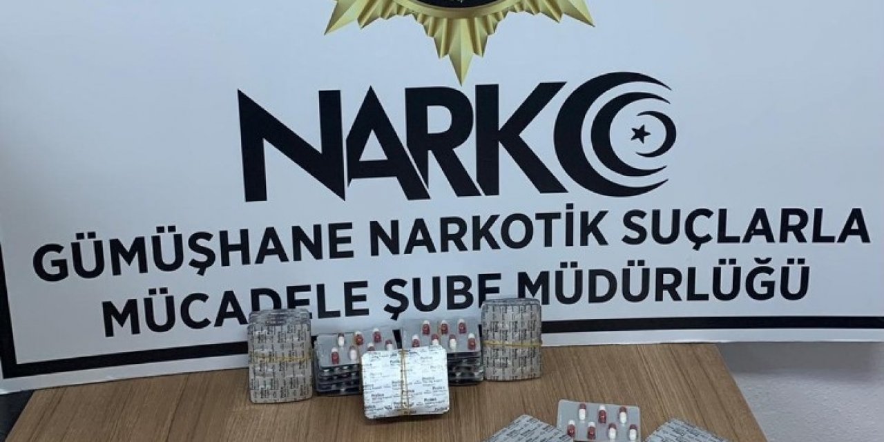 Gümüşhane’de 371 Adet Uyuşturucu Hap Ele Geçirildi