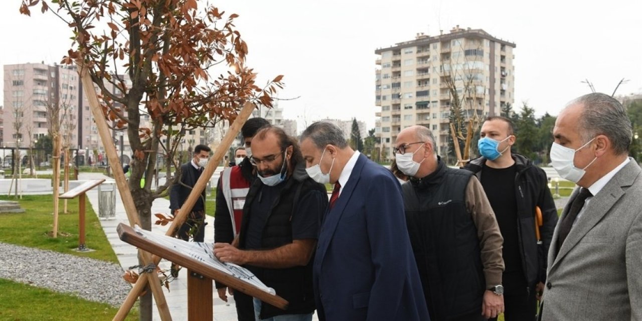 Vali Su, Millet Bahçesindeki Çalışmaları İnceledi