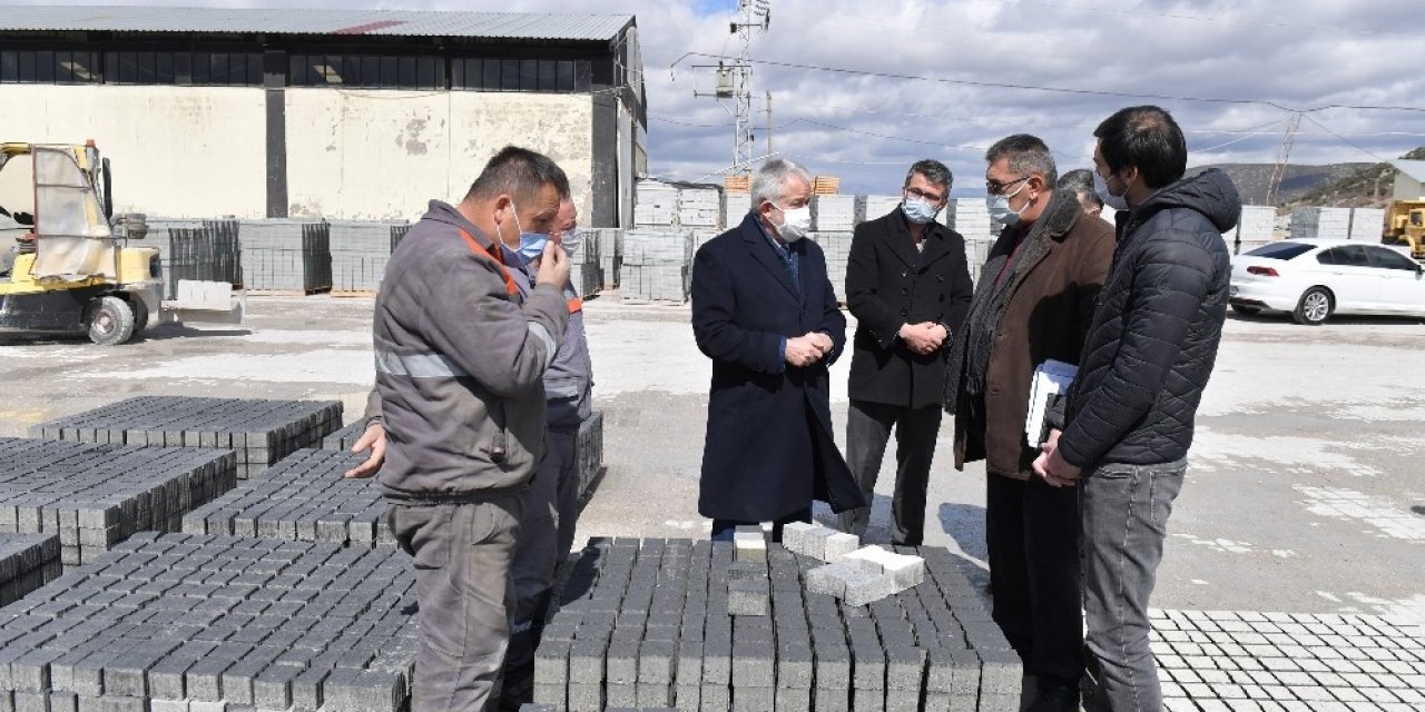 Isparta Belediyesi Begonit Taş Üretiyor