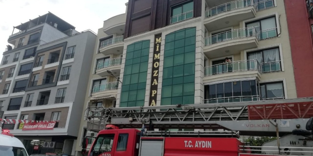 Aydın’da Ev Yangını Panikletti