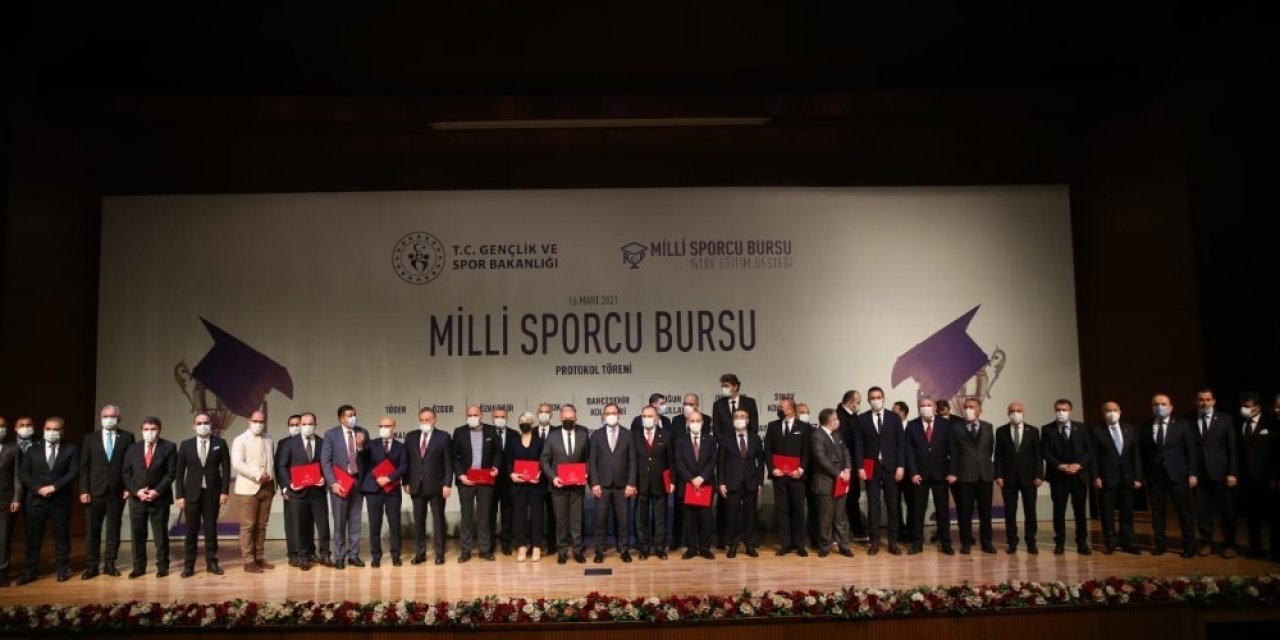 Milli Sporculara Yüzde 100 Burs Desteği