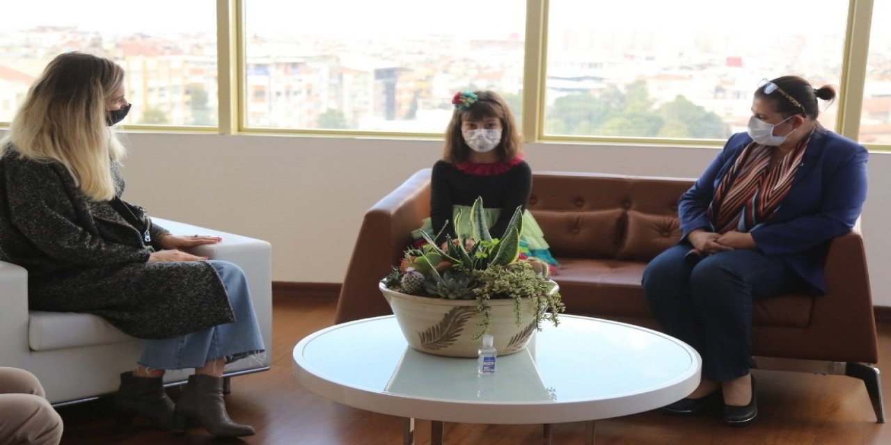 Başkan Çerçioğlu, Piyano Yeteneği Sagut’u Ağırladı