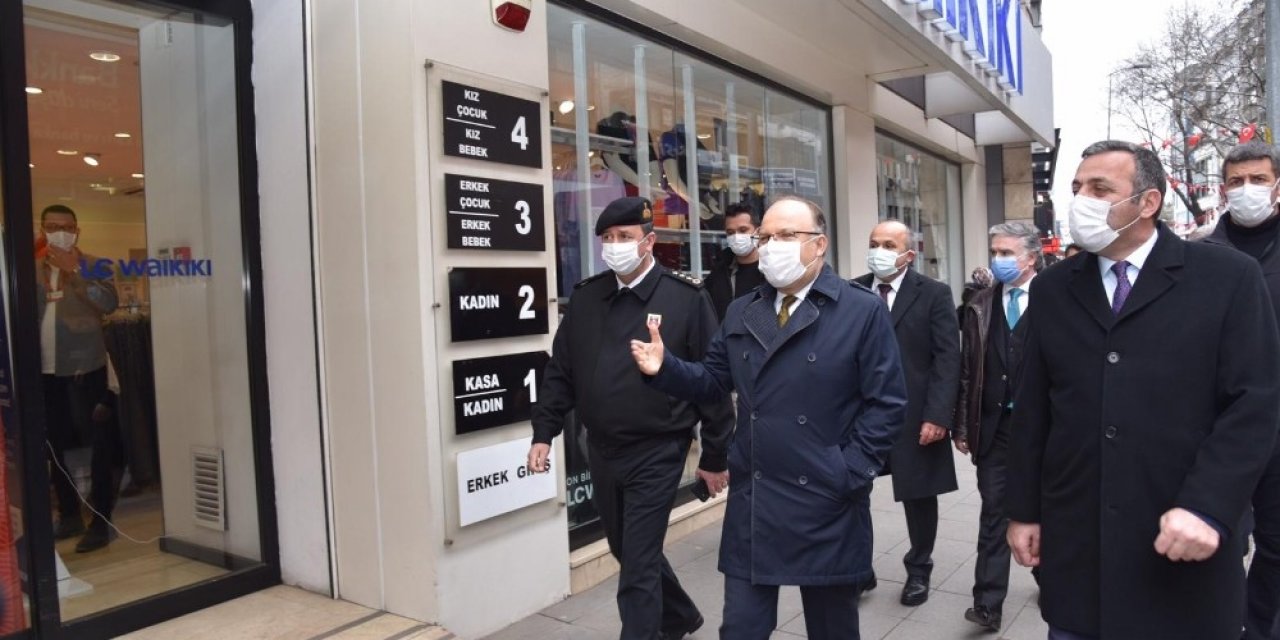 Vali Tutulmaz Koronavirüs Denetimine Katıldı