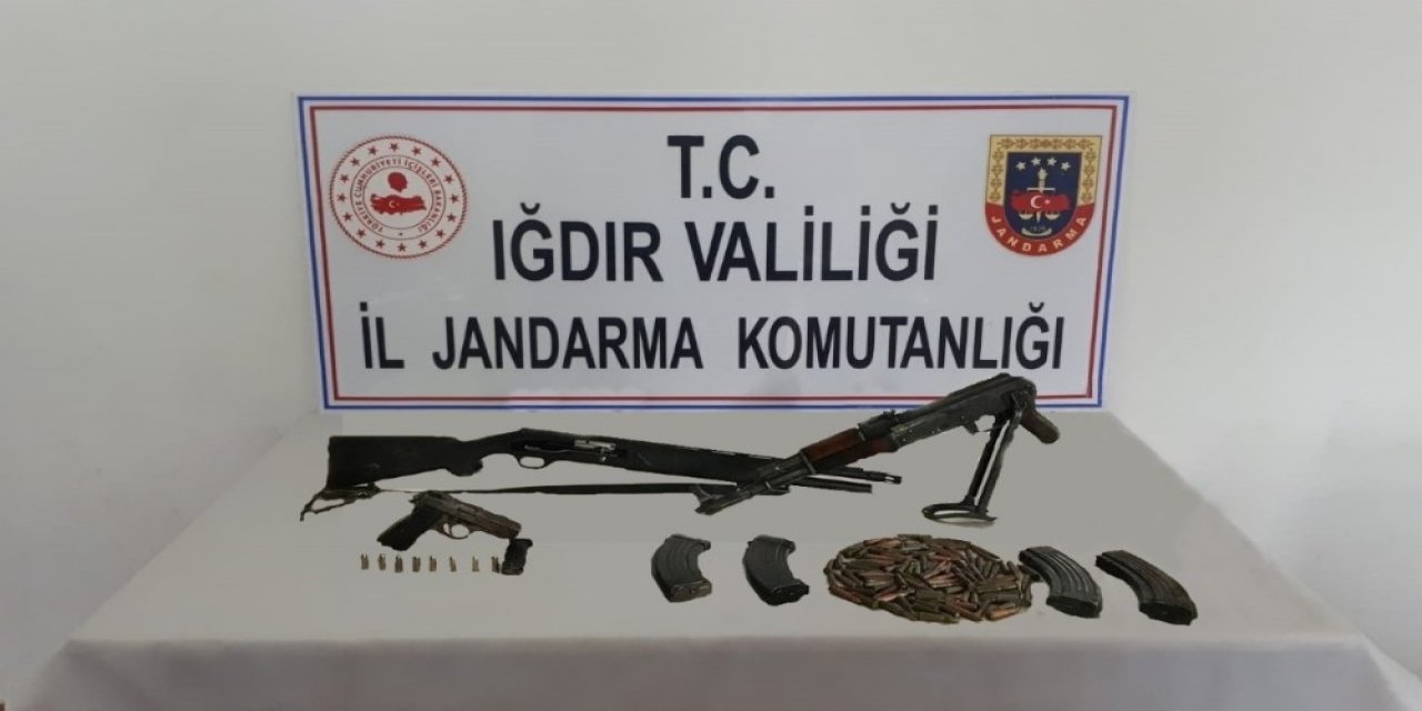 Iğdır’da Kalaşnikof Tüfek Ele Geçirildi