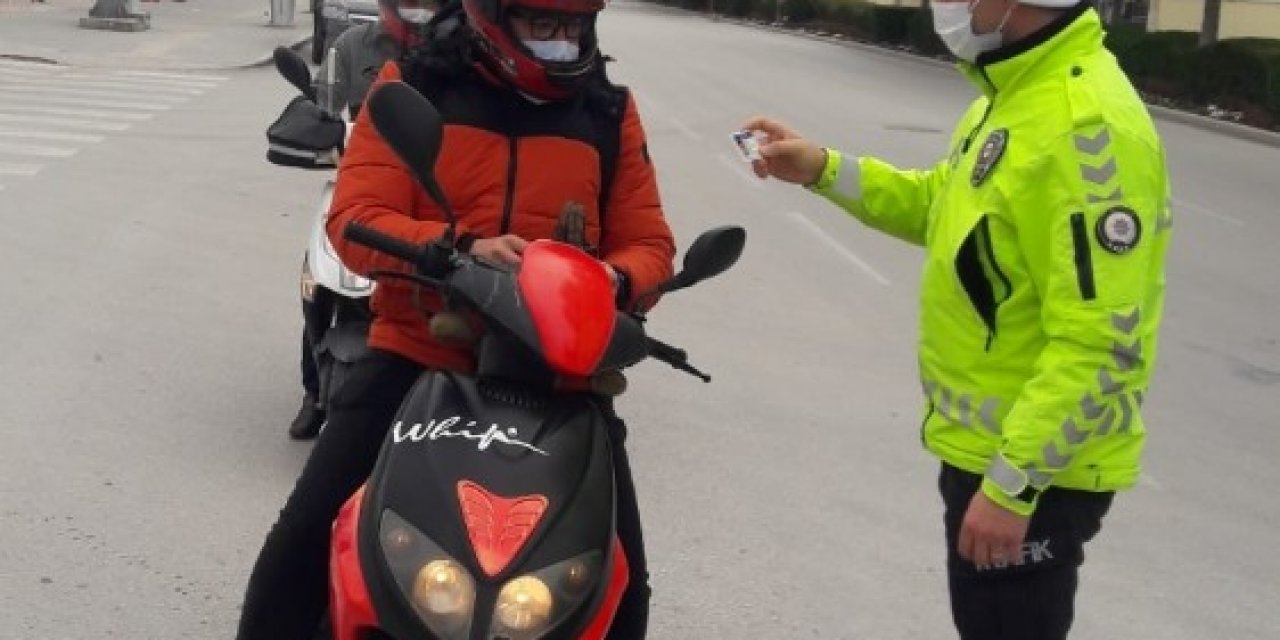 Burdur’da 17 Araç Sürücüsüne Ceza