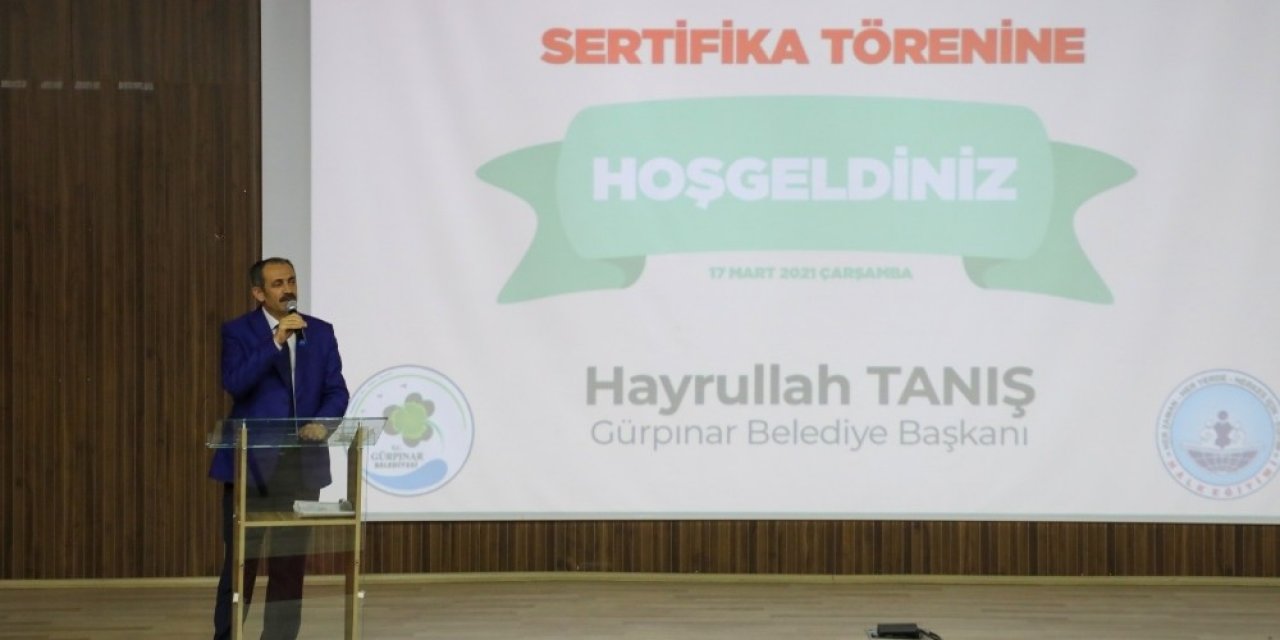 Gürpınar’da ‘uygulamalı Girişimcilik Eğitimi Sertifika Töreni’ Yapıldı