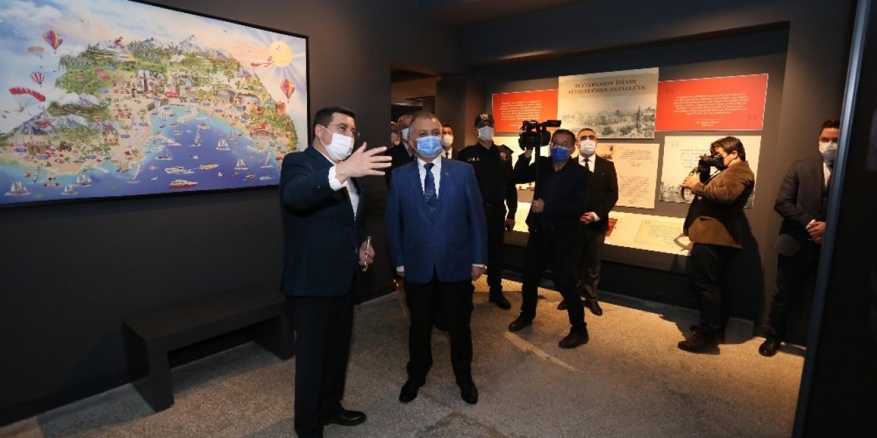 Vali Yazıcı, Kepez’in Kültür Ve Sanat Adasını Gezdi