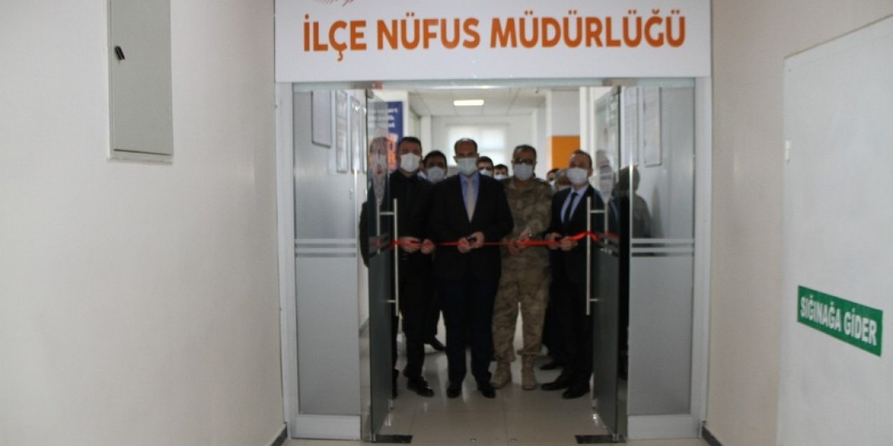 Kaymakam Türkmen, Nüfus Ve Vatandaşlık Müdürlüğünün Yeni Konsept Açılışına Katıldı