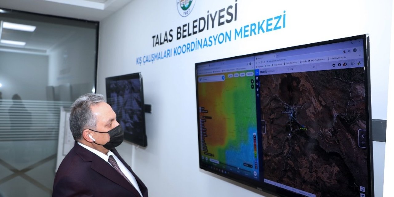Başkan Yalçın, Koordinasyon Merkezi’nden Kış Çalışmalarını Takip Etti