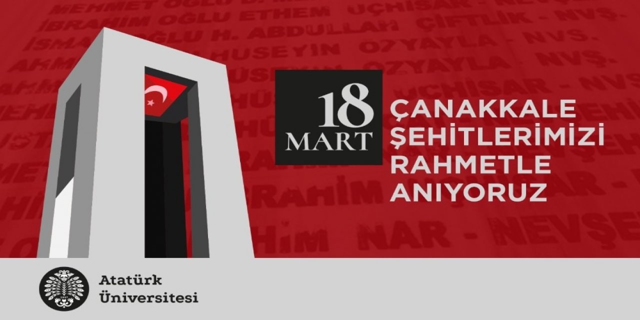 Rektör Çomaklı; “çanakkale Zaferinin Yıl Dönümü Kutlu Olsun”