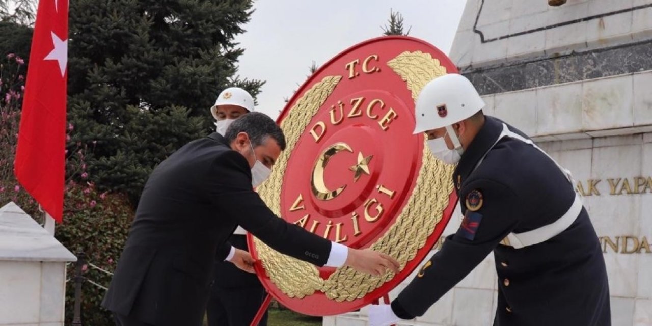 Çanakkale Zaferi’nin 106. Yılı Düzce’de Törenle Kutlandı